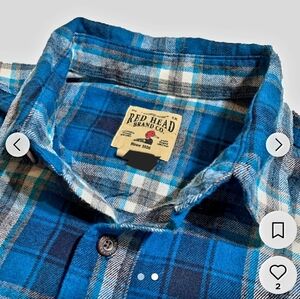 RedHead Blue & Navy Plaid Button-Down Shirt